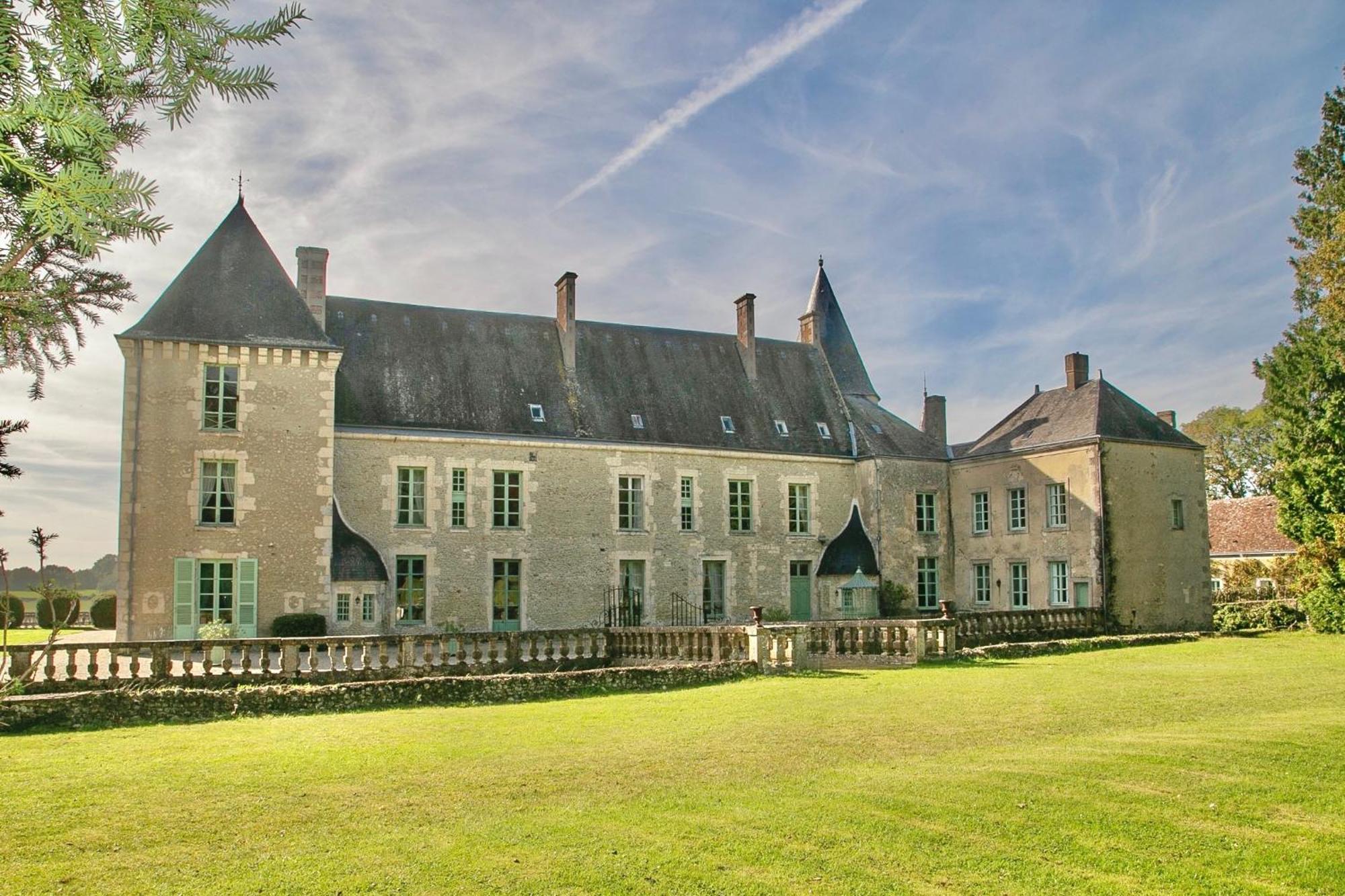 Chateau Des Feugerets Belleme Esterno foto